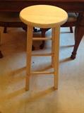 Unfinished Pine Bar Stool