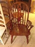 Dark Maple Windsor Arm Chair