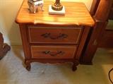 Country French Two-Drawer Nightstand