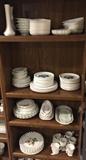 Milk Glass Dresser Trays, Plates, Dinnerware