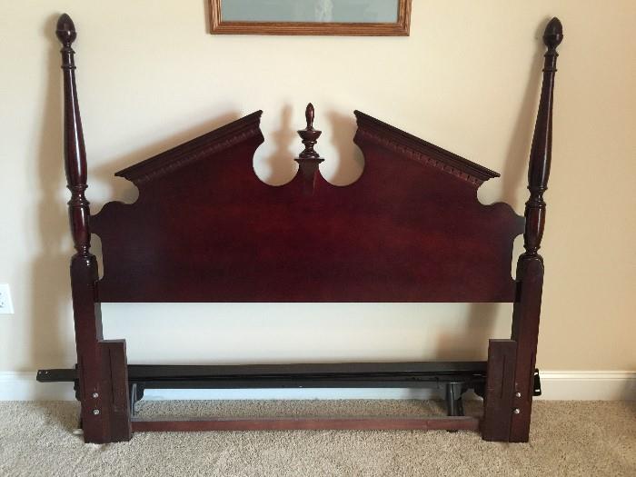 #6 Full/Queen Headboard Poster with rails $150 — at Town Park Drive SW.