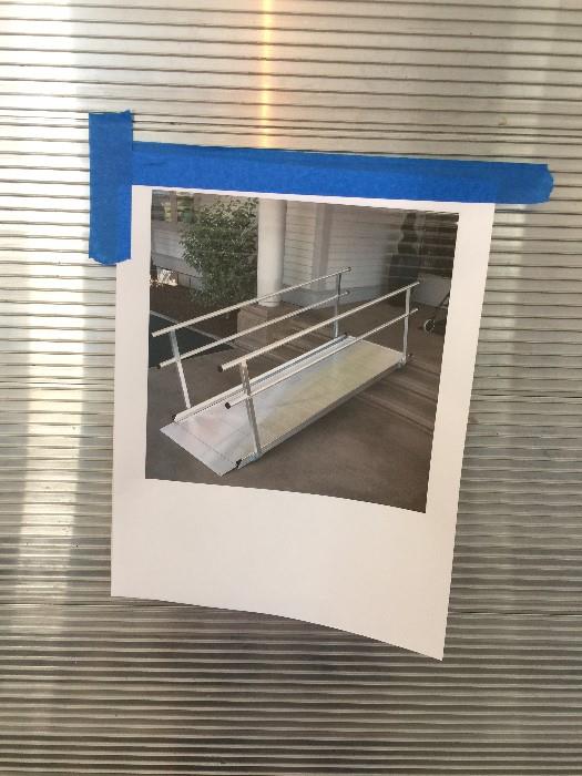 #62 Solid surface Gateway Portable stainless Ramp $400 — at Town Park Drive SW.