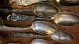 Sterling silver souvenir spoon collection