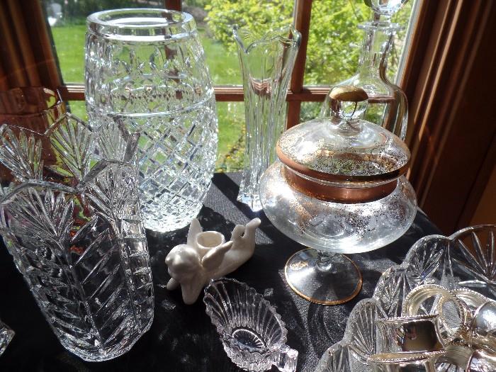 Lots of lovely cut glass
