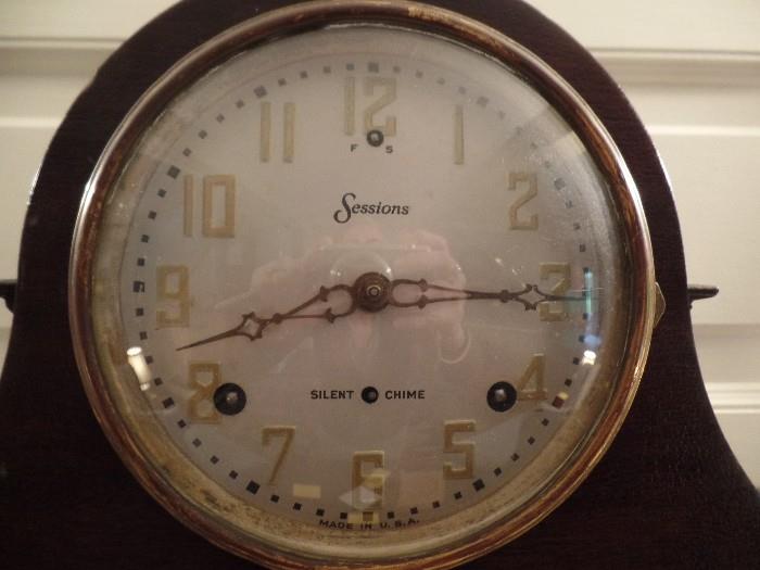 Sessions Silent Chime Mantel Clock