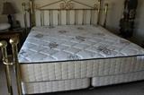 Restonic king size bed firm mattress.