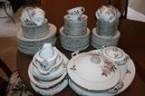 Large china dinner service, Jyoto China made in Japan.