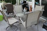 Patio set.