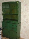 Neat Vintage Original Color Cupboard