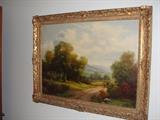 Listed American Artist Paul Wesley Arndt. Hudson River School Framed Original Oil Painting!