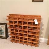 #53 Wood Wine Rack $75