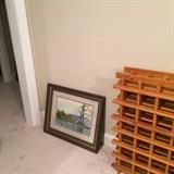 #53 Wood Wine Rack $75