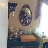 #49 Oval Gold Bevel Mirror 22x34 $150