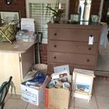 #13 Hand Made Brown 5 Drawer Chest 31x17x44 $75
#65 Maple Unfinished Desk 59x31x30 $$75