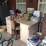 #65 Maple Unfinished Desk 59x31x30 $7