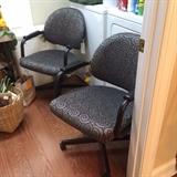 #35 Black Rolling Chairs $75 EACH