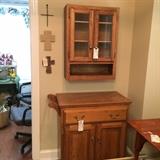 #51 Wood Hall Hang Display Case 22x18x30 $75
#12 Oak Cart 30x16.5x34 $150 