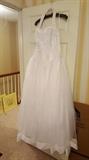 David's Bridal Halter Wedding Dress