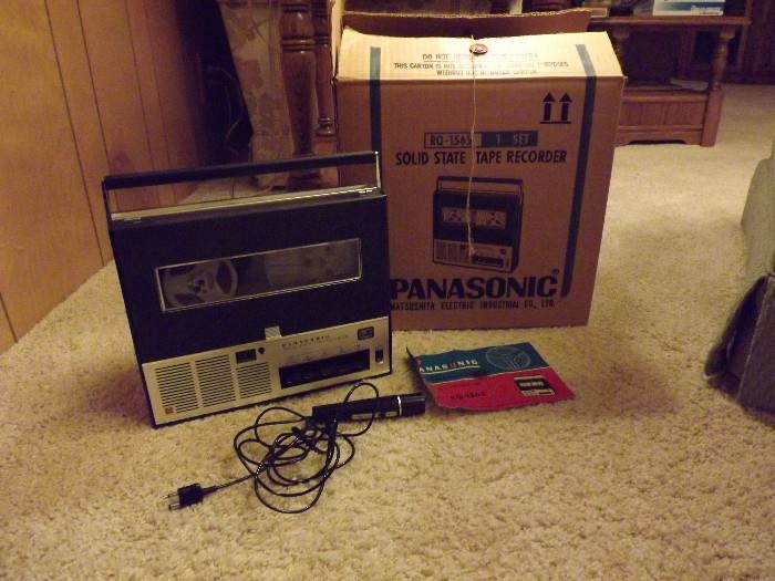 Panasonic solid state tape recorder
