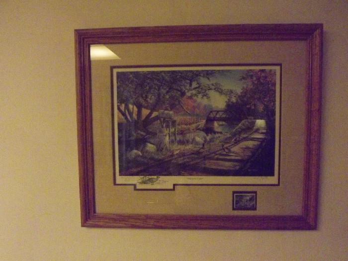 Ken Zylla framed print "Nary a Care"