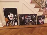 ORIGINAL KISS PAINTINGS