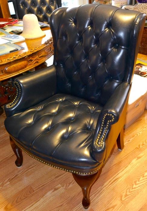 Set of Leather Armchairs
