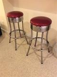 Retro Chrome Bar Stools
