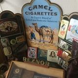 there are hundreds of vintage tins - haven't counted them yet (may well be a thousand!)
