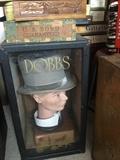 vintage Dobbs hat store display case