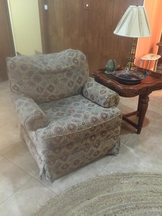 Chair and matching end table