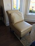 Kravet custom slipper chairs (2)
