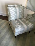 Kravet Jessica Charles slipper chairs (2)