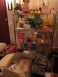 Various vintage toys.