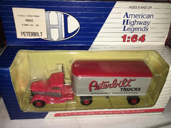 American Highway Legends Peterbilt truck, mint in package.