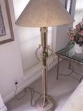 Decorative iron floor lamp.
