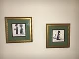Three signed and numbered Diane Graebner Amish themed art.