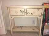 Painted pine console table.