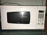 Small microwave and other small appliances.