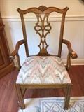 Solid oak Jamestown Sterling dining room group--corner cabinet, china cabinet/breakfront, server, oval table with two 18" leaves, 6 chairs (2 host, 4 side). Will sell separately or as set.
