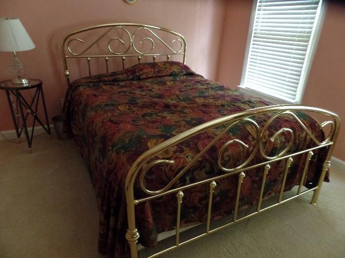 Brass Bed Queen $600