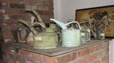 Tom Byrd watering can pottery