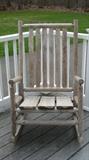 Teak Adirondack rocker
