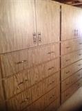 Storage Cabinets Matching Set