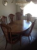Dining Room Table with 6 chairs