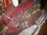 Many semi-antique area rugs
