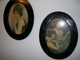 Pr Antique Prints in Original frames