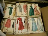 More than 6 cartons full of patterns from the 40's - 70's