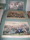 15 Matted 1840's hand colored Kellogg lithos-military