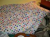 Unusual Hand Stitched Quilt -Cathedrel Windows Pattern