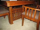 American Made Arts and Crafts Style Table and Chairs